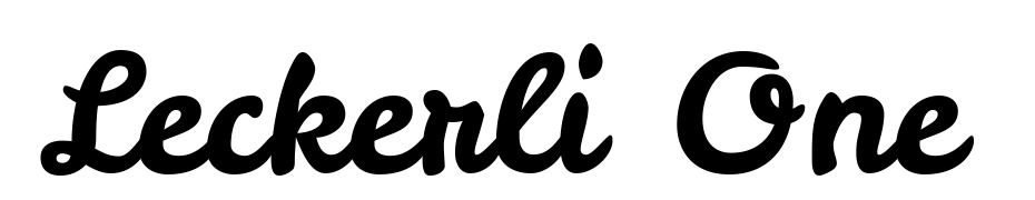 Leckerli One Font Download Free