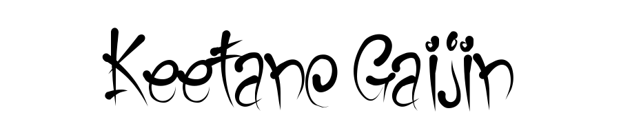 Keetano Gaijin Font Download Free