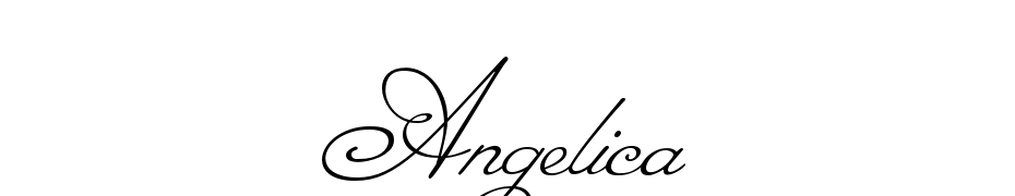 Angelica Yazı tipi ücretsiz indir