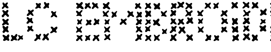 LC Embroidery Font Download Free