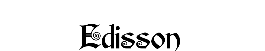 Edisson Font Download Free