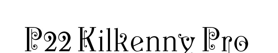 P22 Kilkenny Pro Yazı tipi ücretsiz indir