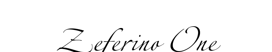 Zeferino One Font Download Free