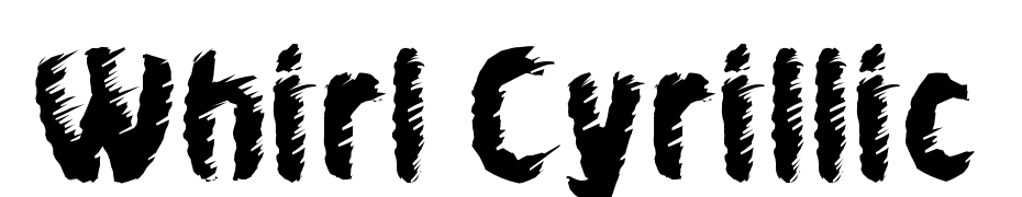 Whirl Cyrillic Yazı tipi ücretsiz indir