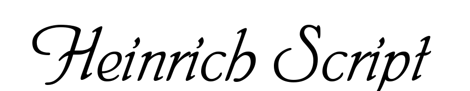 Heinrich Script Font Download Free