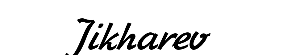 Jikharev Font Download Free