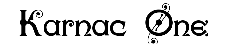 Karnac One Font Download Free
