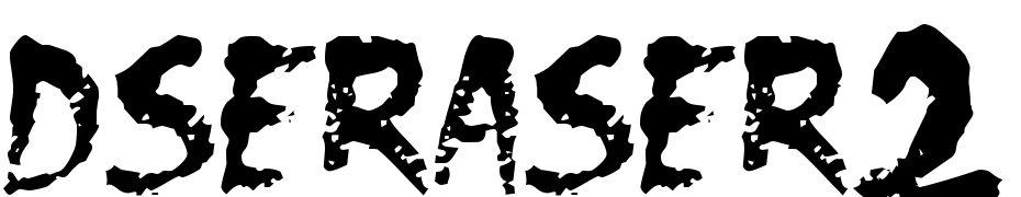 DS Eraser2 Font Download Free