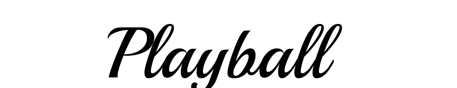 Playball Font Download Free