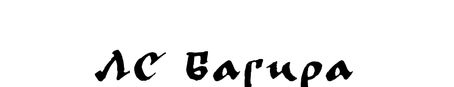 LC Bagira Font Download Free
