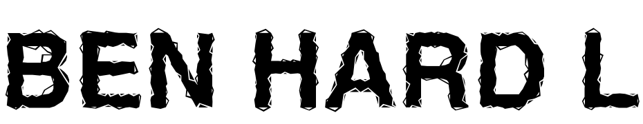 Ben Hard Life Bold Font Download Free