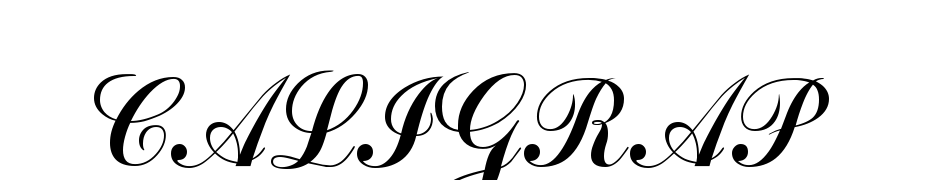 Calligraph Yazı tipi ücretsiz indir