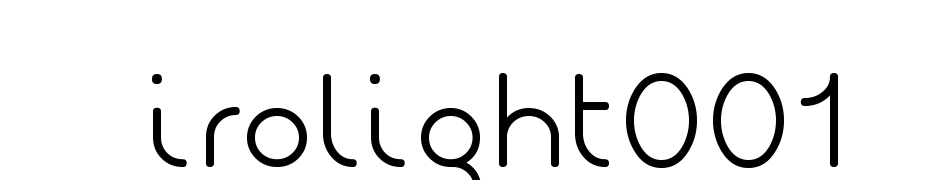 Girolight001 Yazı tipi ücretsiz indir