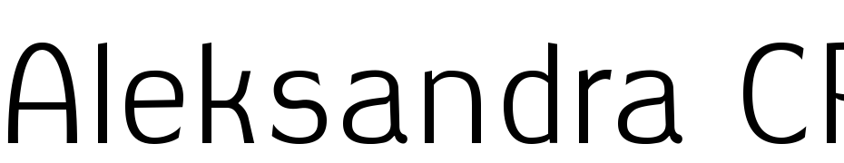Aleksandra CRegular Font Download Free