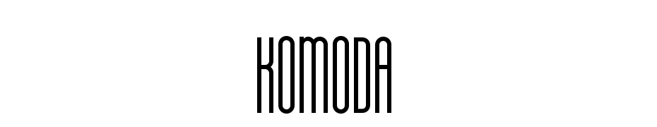 Komoda Font Download Free