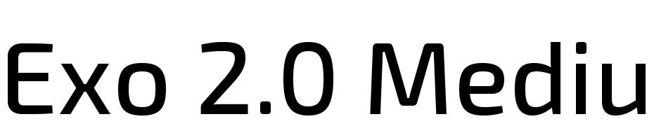 Exo 2.0 Medium Font Download Free