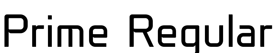 Prime Regular Font Download Free