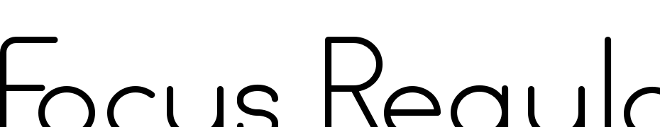 Focus Regular Font Download Free