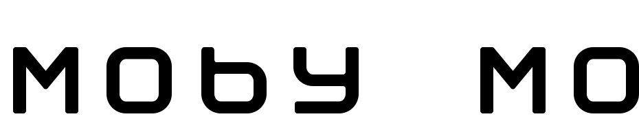 Moby Monospace Fuente Descargar Gratis