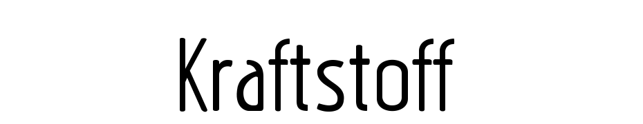 Kraftstoff Scarica Caratteri Gratis