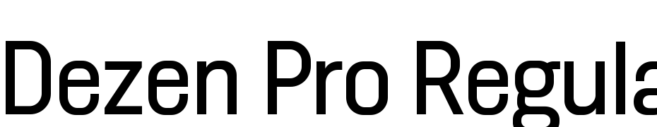 Dezen Pro Regular Font Download Free
